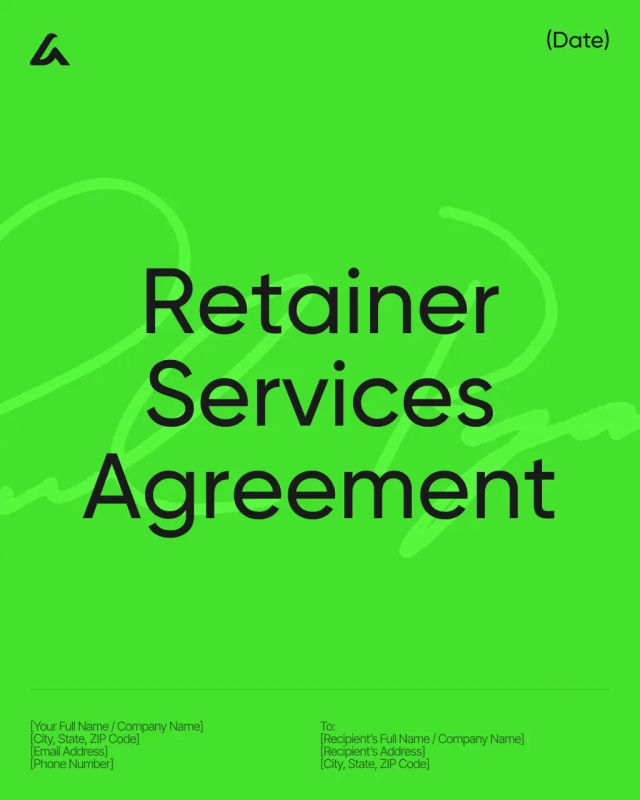 Retainer Services Agreement Template