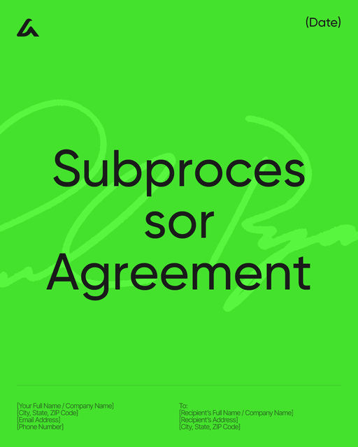 Subprocessor Agreement
