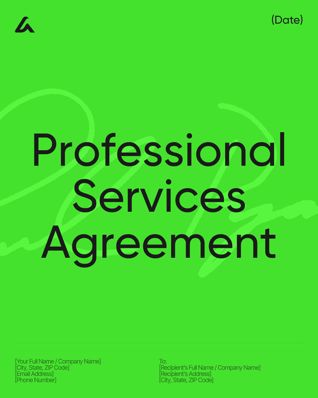 Professional Services Agreement Template: Fees & Liability
