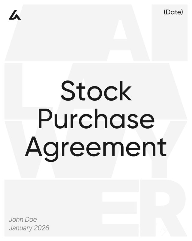 Stock Purchase Agreement Template: Shares, Price & Closing