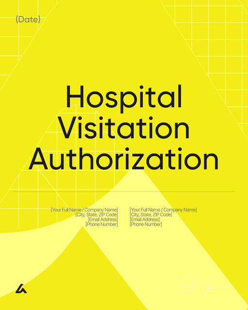 Hospital Visitation Authorization