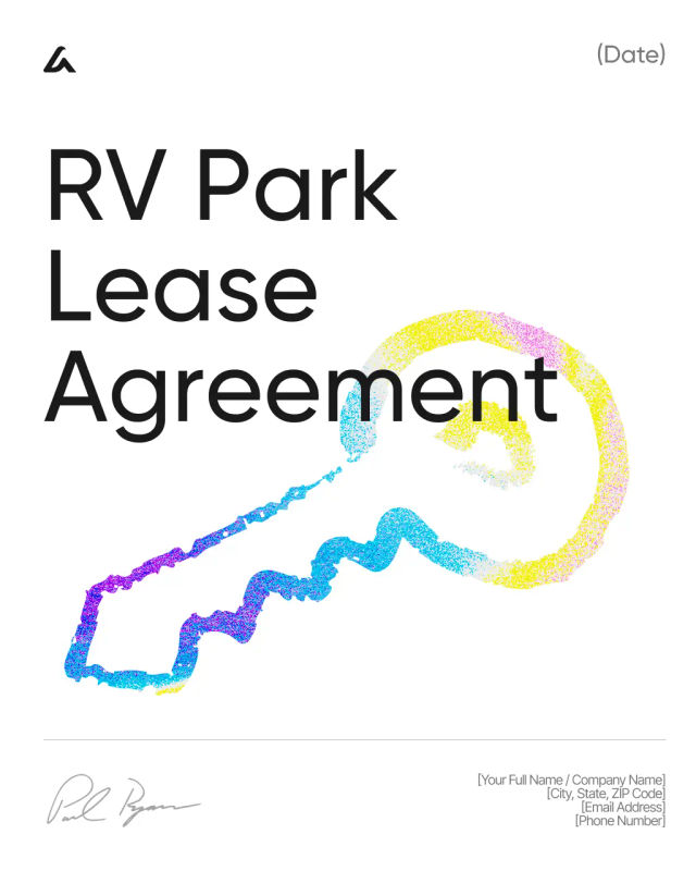 RV Park Lease Agreement Template: Long-Term Site Use & Rules