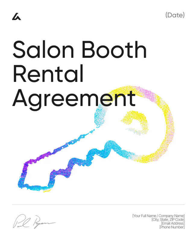 Salon Booth Rental Agreement Template