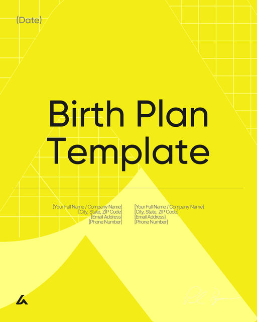 Birth Plan Template