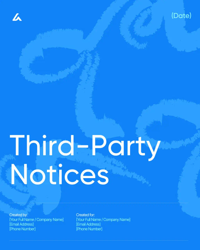 Third-Party Notices Template