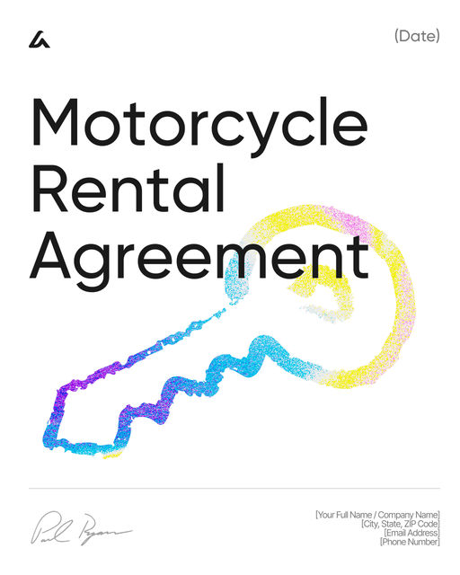 Motorcycle Rental Agreement