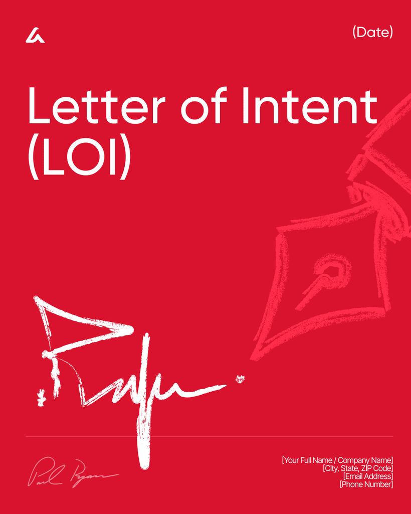 Letter of Intent (LOI) Template: Terms, Timeline & Next Steps