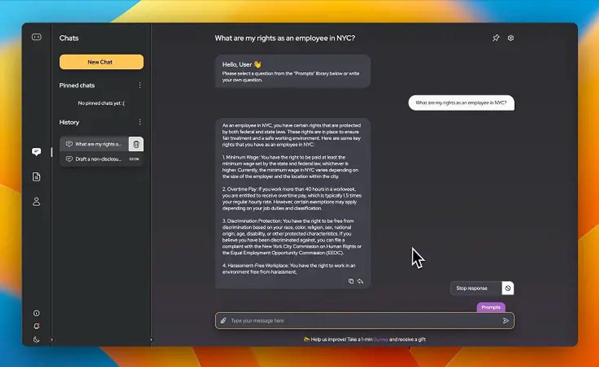 AI Lawyer tutorial video preview