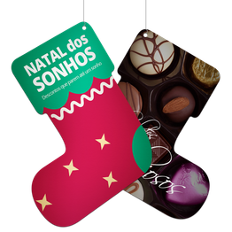 Móbile Natal em PVC Branco