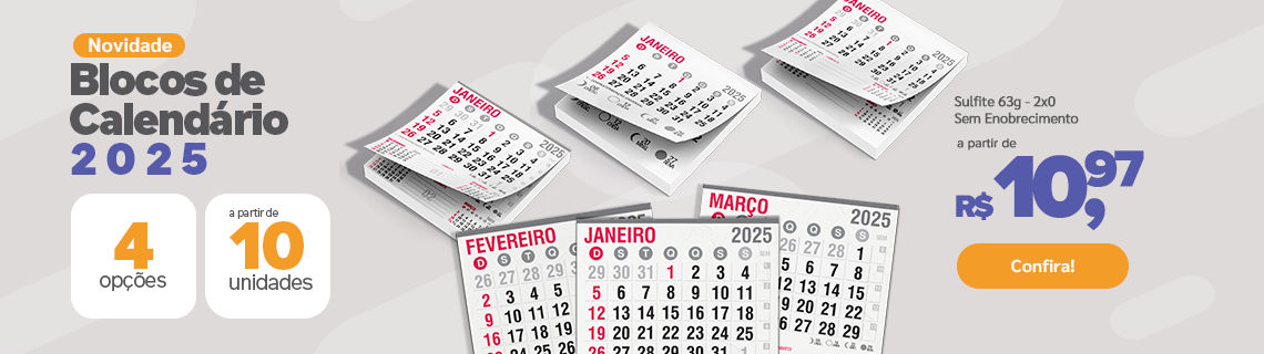 Calendários 2025