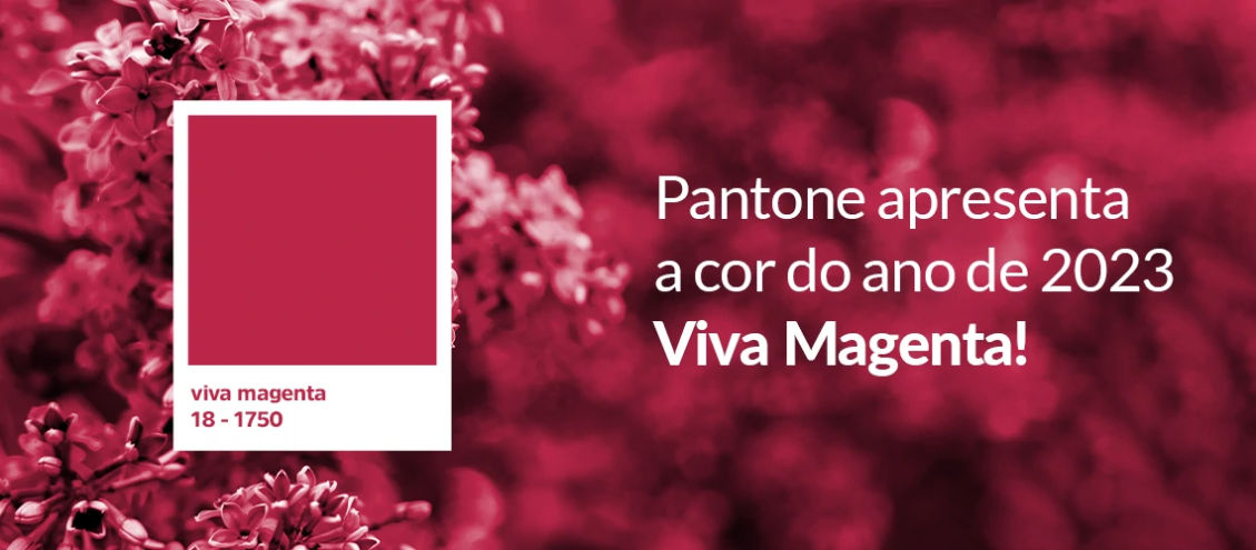 Pantone elege Viva Magenta como a cor do ano de 2023