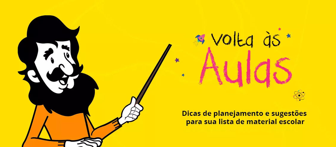 Volta às Aulas 2024: Sugestões para sua lista de material escolar