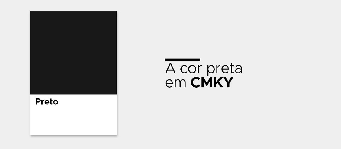 Saiba como configurar a cor preta no CMYK