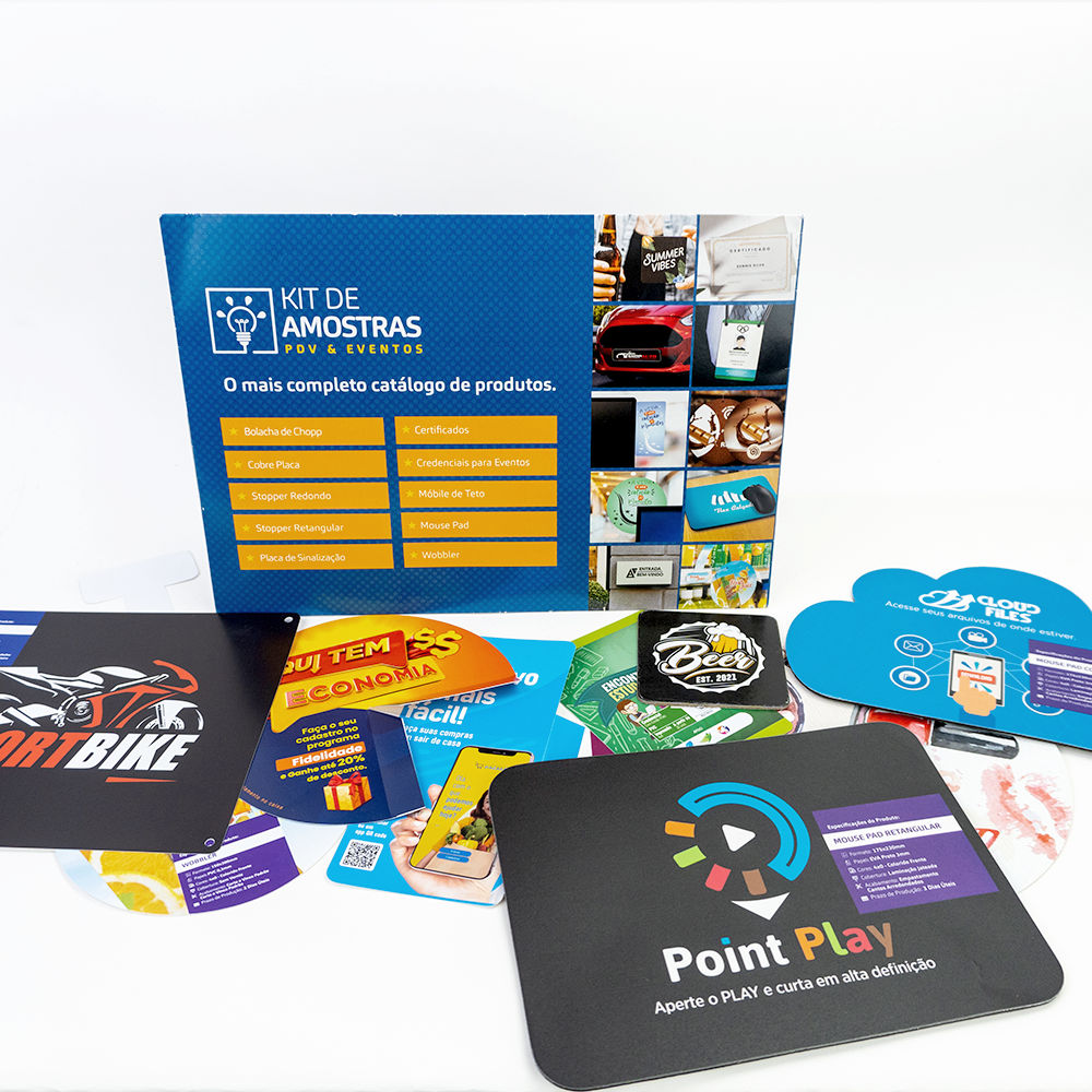 Kit de Amostra Eventos e Pdv