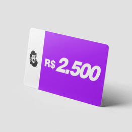 Crédito Pré-Pago de R$ 2.500,00