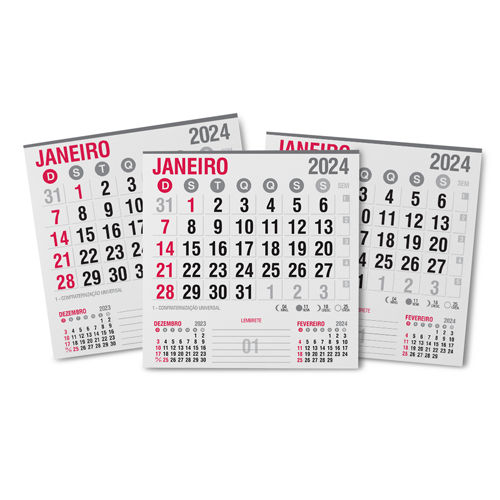 Bloco de Calendário