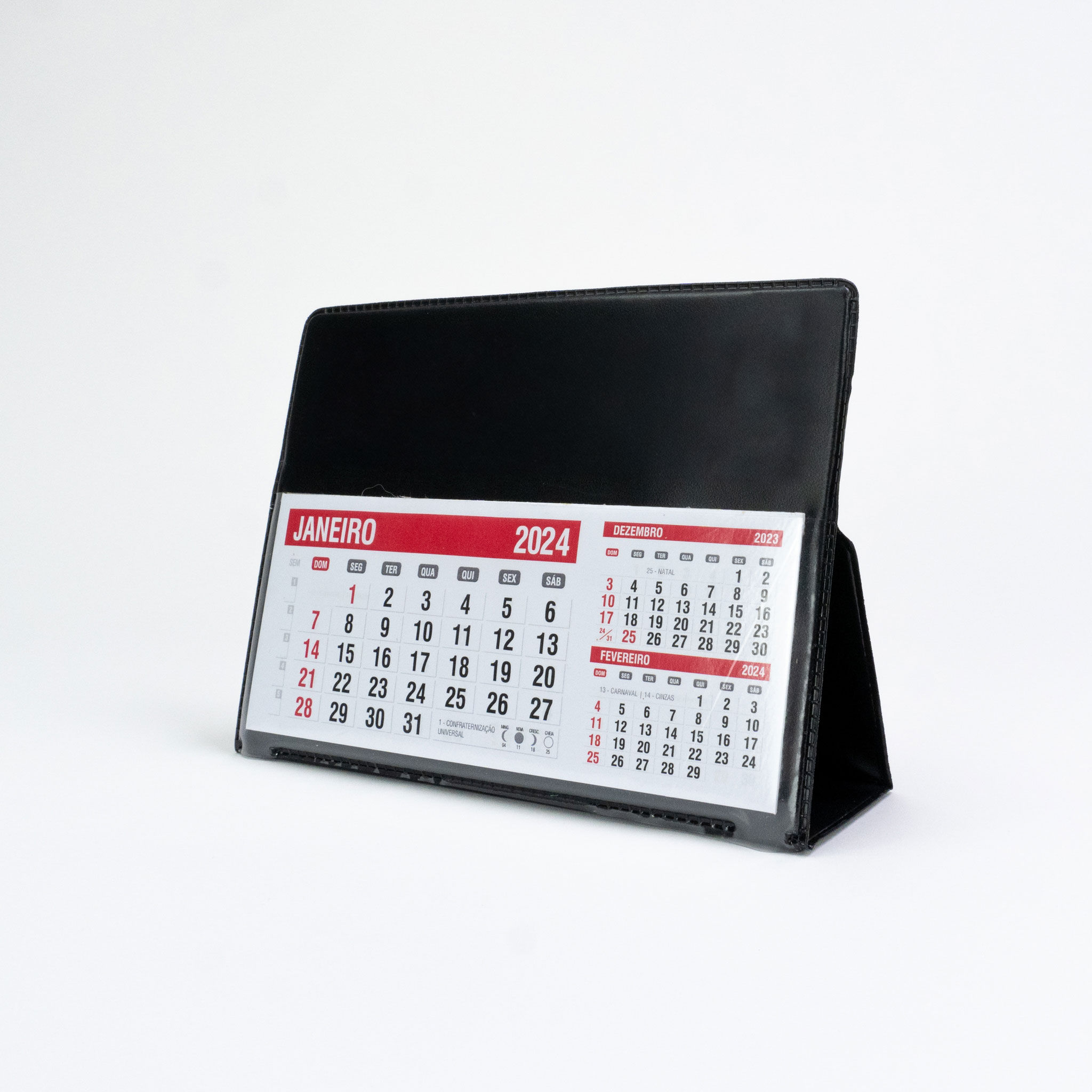 Calendário de Mesa com Base PVC