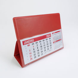 Calendário de Mesa com Base PVC