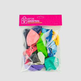 Kit de Amostra Bexiga e Balão