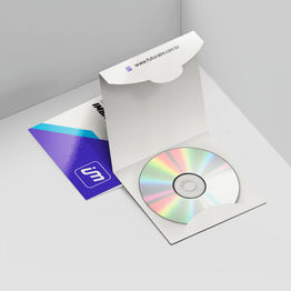 Envelope para CD e DVD com Encaixe