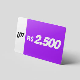 Crédito Pré-Pago de R$ 2.500,00