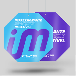 Móbile em PVC Branco