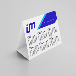 Calendário de Mesa Simples