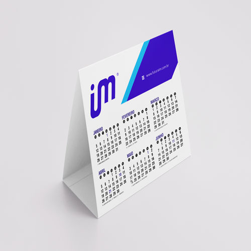 Calendário de Mesa Simples