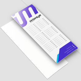 Cardápio em PVC Branco