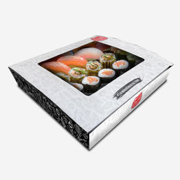 Embalagem para Sushi, Sashimi e Combinados Padrão