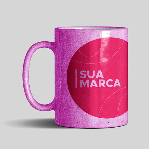 Caneca Personalizada Glitter