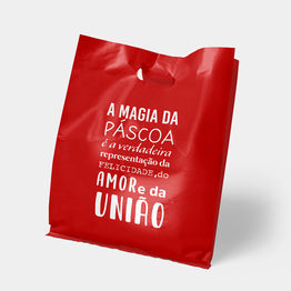 Sacola Plástica com Alça Vazada