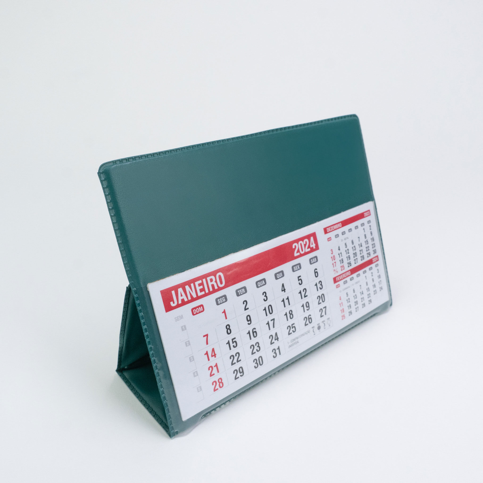 Calendário de Mesa com Base PVC