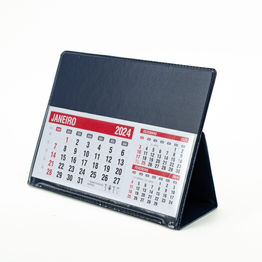 Calendário de Mesa com Base PVC