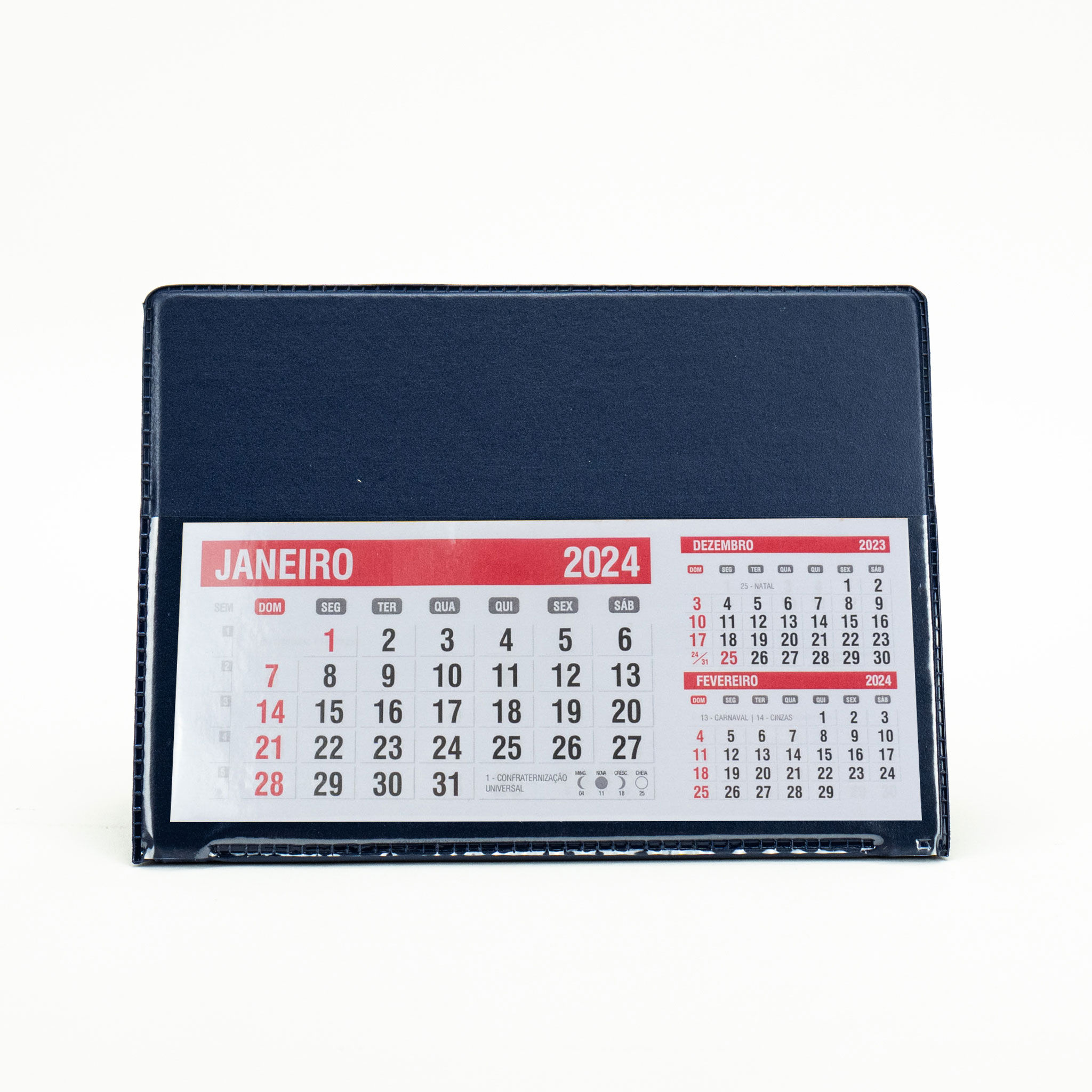 Calendário de Mesa com Base PVC