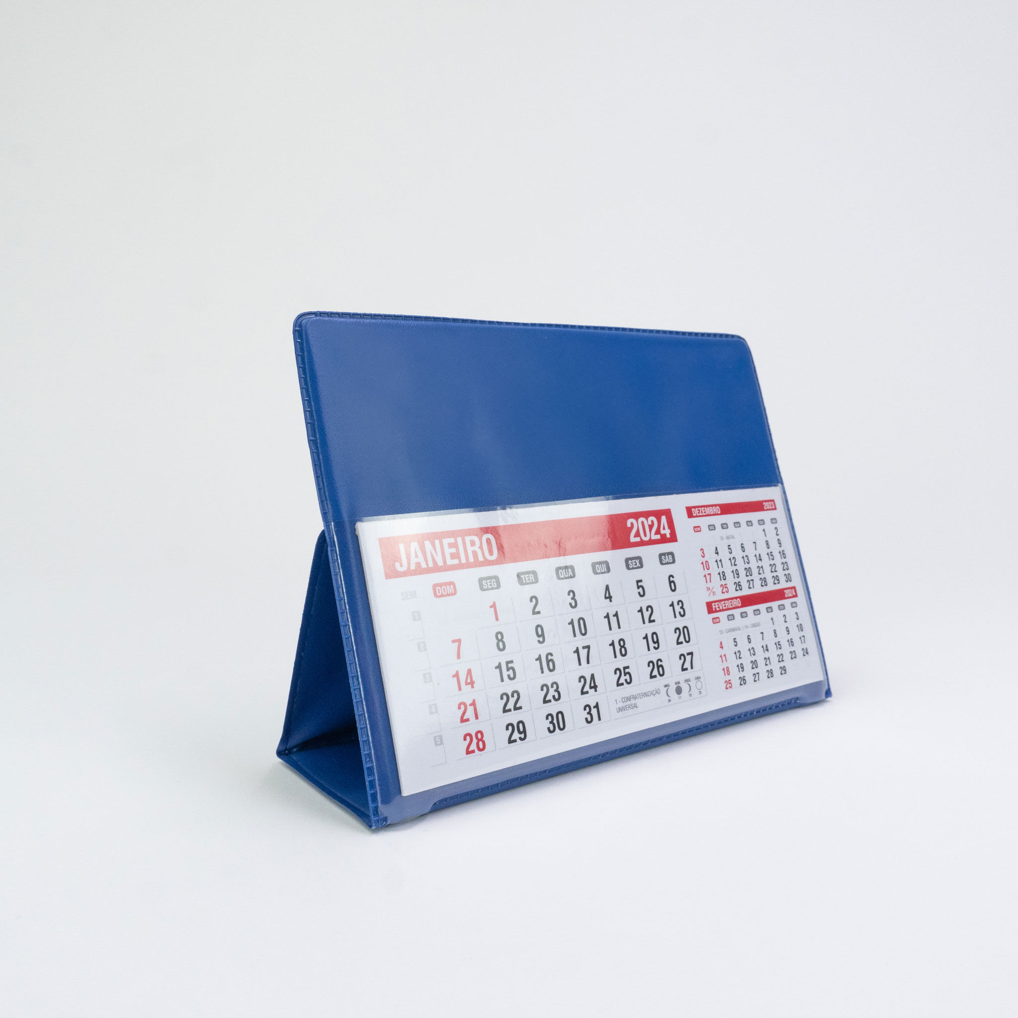 Calendário de Mesa com Base PVC