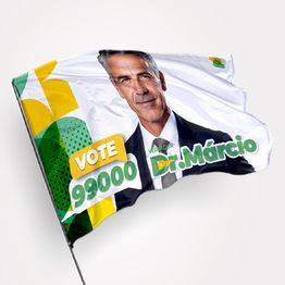 Bandeira em Tecido Política