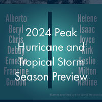 2024 Peak Hurricane and Tropical Storm Season Preview