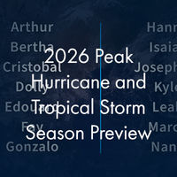 2026 Peak Hurricane and Tropical Storm Season Preview