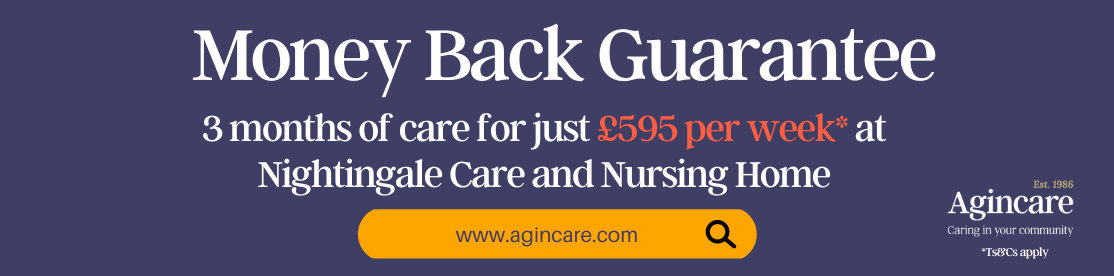 Agincare, Nightingale Care and Home, three months care for £595 per week