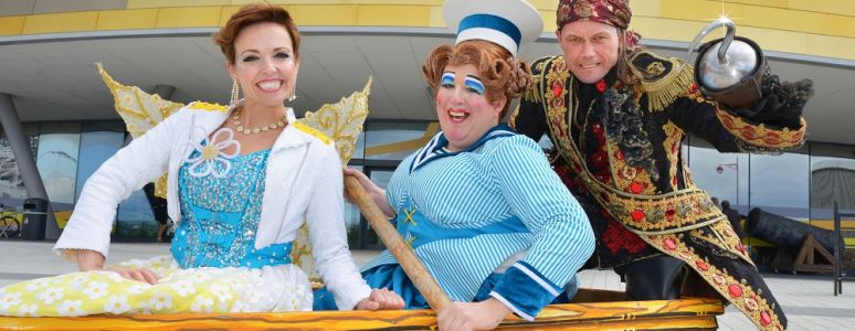 Peter Pan - Katrina Bryan, Morgan Brind and Bill Ward - Credit Robert Day