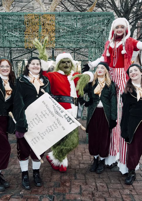 Festive entertainment at Cornmarket, Sadler Gate & St Peter’s Street