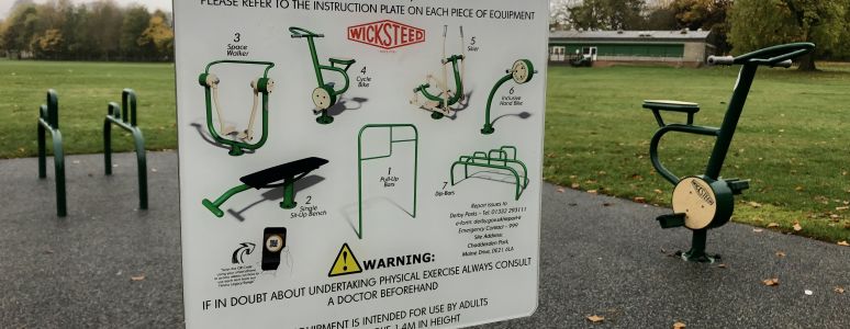 New outdoor gym equipment installed at Chaddesden Park Derby Parks