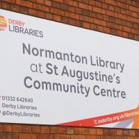 Normanton Library sign.JPG