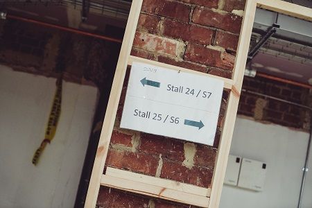 New market stalls in construction