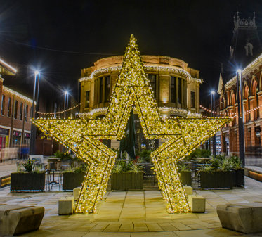 Festive Derby Light Trail