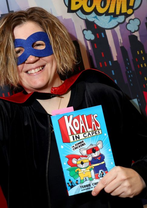 Koalas in Capes with Terrie Chilvers