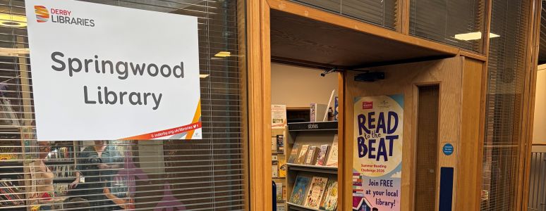 Entrance to Springwood Library