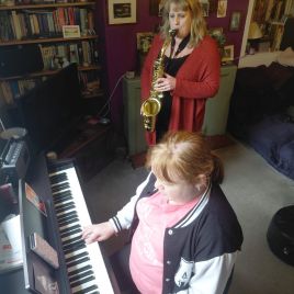 Live music with Sarah and Annie