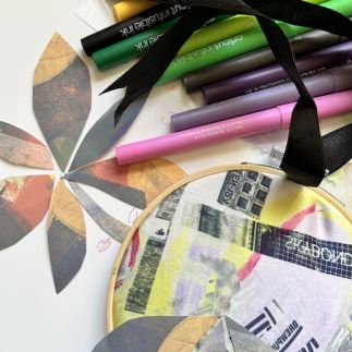 Decorative Printed fabric Hanging